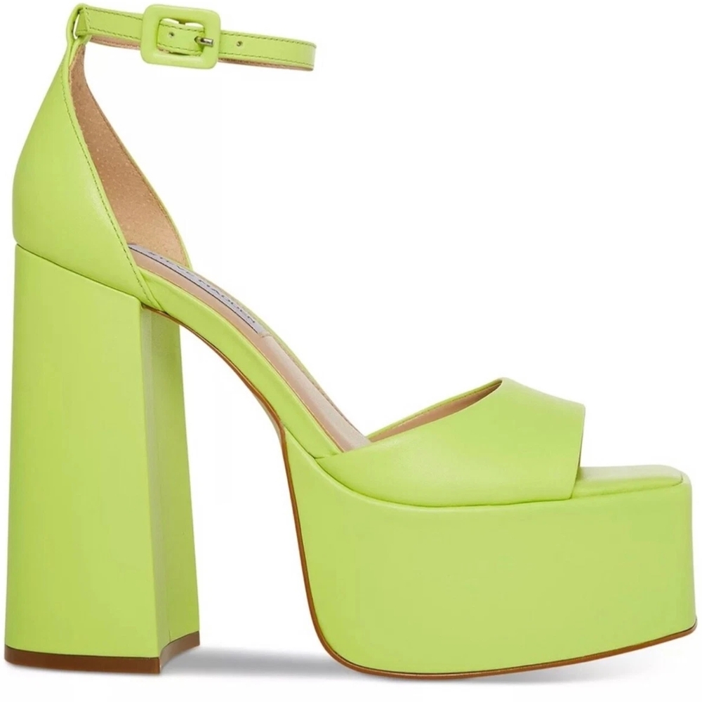 Steve Madden Lime Green Platform Sandal